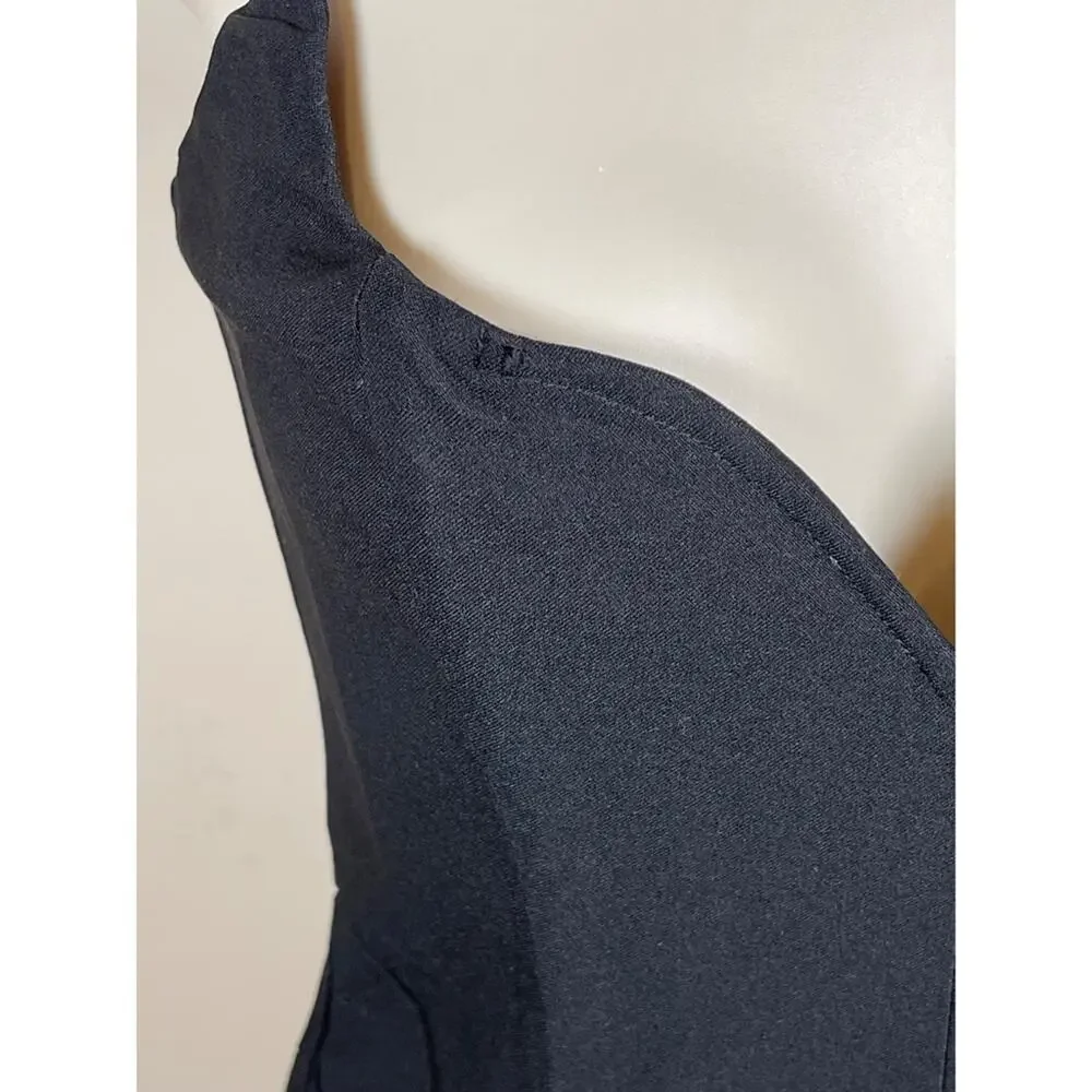 Michael Costello Billie Black Bustier Strapless Bodycon Maxi Dress Size XS - Picture 6 of 8